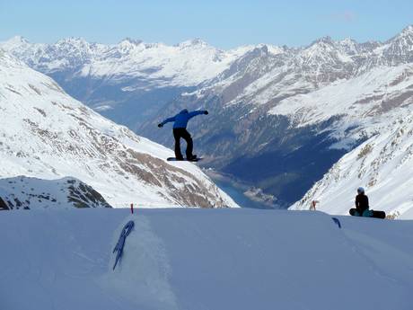 Snowparks Alpes de l'Ötztal – Snowpark Kaunertaler Gletscher (Glacier de Kaunertal)