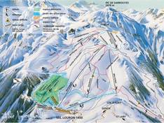 Plan des pistes Val Louron