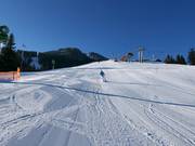 Piste principale et piste éclairée