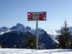 Espace Mittelland: indications de directions sur les domaines skiables – Indications de directions Rinderberg/Saanerslochgrat/Horneggli – Zweisimmen/Saanenmöser/Schönried/St. Stephan