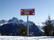 Signalisation des pistes dans le domaine skiable