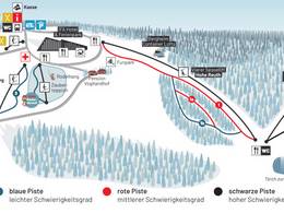 Plan des pistes Schöneck (Skiwelt)