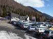 Andermatt Sedrun Disentis: Accès aux domaines skiables et parkings – Accès, parking Disentis