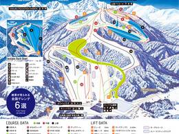 Plan des pistes Hakuba Iwatake Mountain Resort