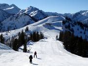 Piste parfaitement préparée au Roßkopf