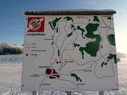Plan des pistes de ski de fond Westerheim