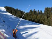 Enneigement dans le domaine skiable Rangger Köpfl à Oberperfuss
