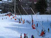 Enneigement au téléski familial