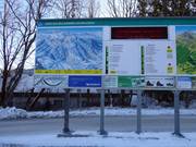 Panneau d'information détaillé à la station inférieure du Brauneckbahn