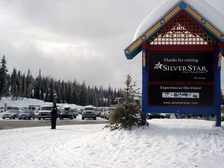 Thompson Okanagan: Accès aux domaines skiables et parkings – Accès, parking Silver Star