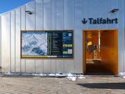 Panneau d'information à la station sommitale