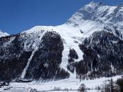 Vue sur les pistes du Plattjen