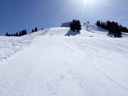 Des pistes ensoleillées sportives au sommet du Chuenisbärgli