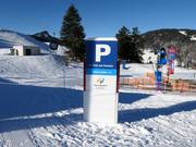 Signalisation vers le parking