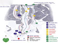 Plan des pistes Hauereck – St. Kathrein am Hauenstein