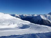 Large et facile descente Gargellner Köpfe