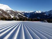 Piste parfaitement préparée à Schöneben