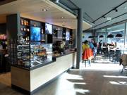 Volken Café à la station de vallée à Fiesch