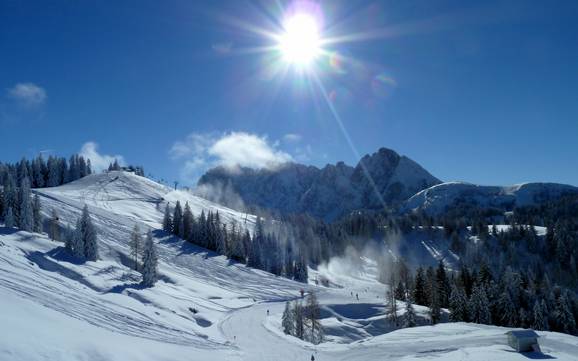 Hallein: Taille des domaines skiables – Taille Dachstein West – Gosau/Russbach/Annaberg