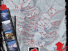 Plan des pistes Retallack Alpine Adventures – New Denver