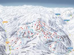 Plan des pistes Dorfgastein/Großarltal