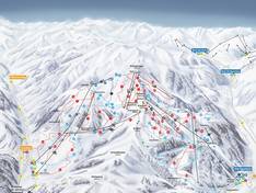 Plan des pistes Dorfgastein/Großarltal