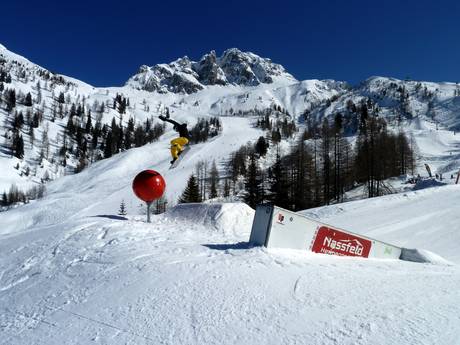 Snowparks Alpes carniques (Karnischer Hauptkamm) – Snowpark Nassfeld – Hermagor