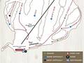 Plan des pistes Cooper Spur