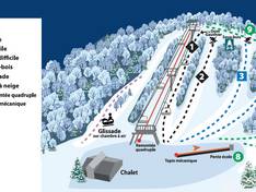 Plan des pistes Centre de Plein Air – Lévis