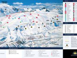 Plan des pistes Riksgränsen
