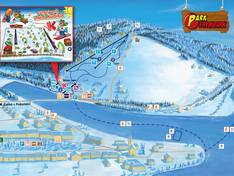 Plan des pistes Frymburk – Svatá Marta