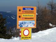 Signalisation des pistes dans le domaine skiable