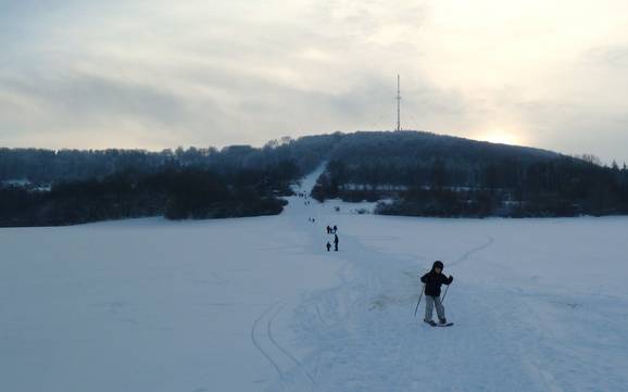 Skier dans l' arrondissement d'Ansbach
