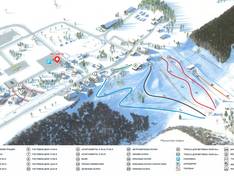 Plan des pistes Malskaya Dolina – Rogovo