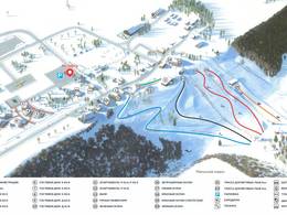 Plan des pistes Malskaya Dolina – Rogovo
