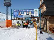 Informations à l’embarquement du télésiège