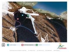 Plan des pistes Cardada/Cimetta – Orselina