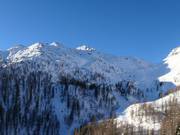 Vue sur le domaine de la Cima Tognola
