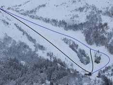 Plan des pistes Bjørnestad