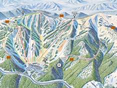 Plan des pistes Monarch