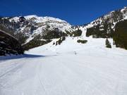 Piste facile et large au télésiège Obere Karbahn I