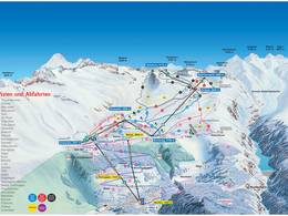 Plan des pistes Belalp – Blatten