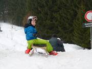 Bon plan pour les enfants :  - Piste de luge éclairée homologuée TÜV