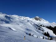 Pistes près du télésiège Saxner