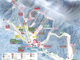 Plan des pistes Hodaigi Resort – Minakami