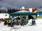 Bar à parasol directement à la station inférieure Seebuck