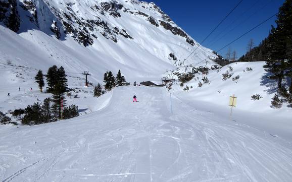 Domaines skiables pour les débutants dans la Stubachtal (vallée de Stubach) – Débutants Weißsee Gletscherwelt – Uttendorf