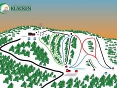 Plan des pistes Gillersklack (Klacken)