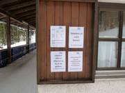 Informations au téléski de l'hôtel