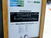 Information actuelle au télésiège